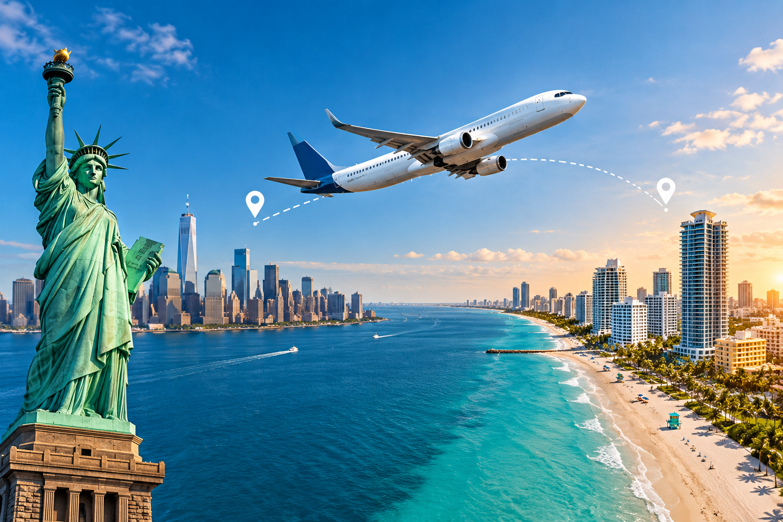 Flights from New York to Miami: Guide, Times & Tips
