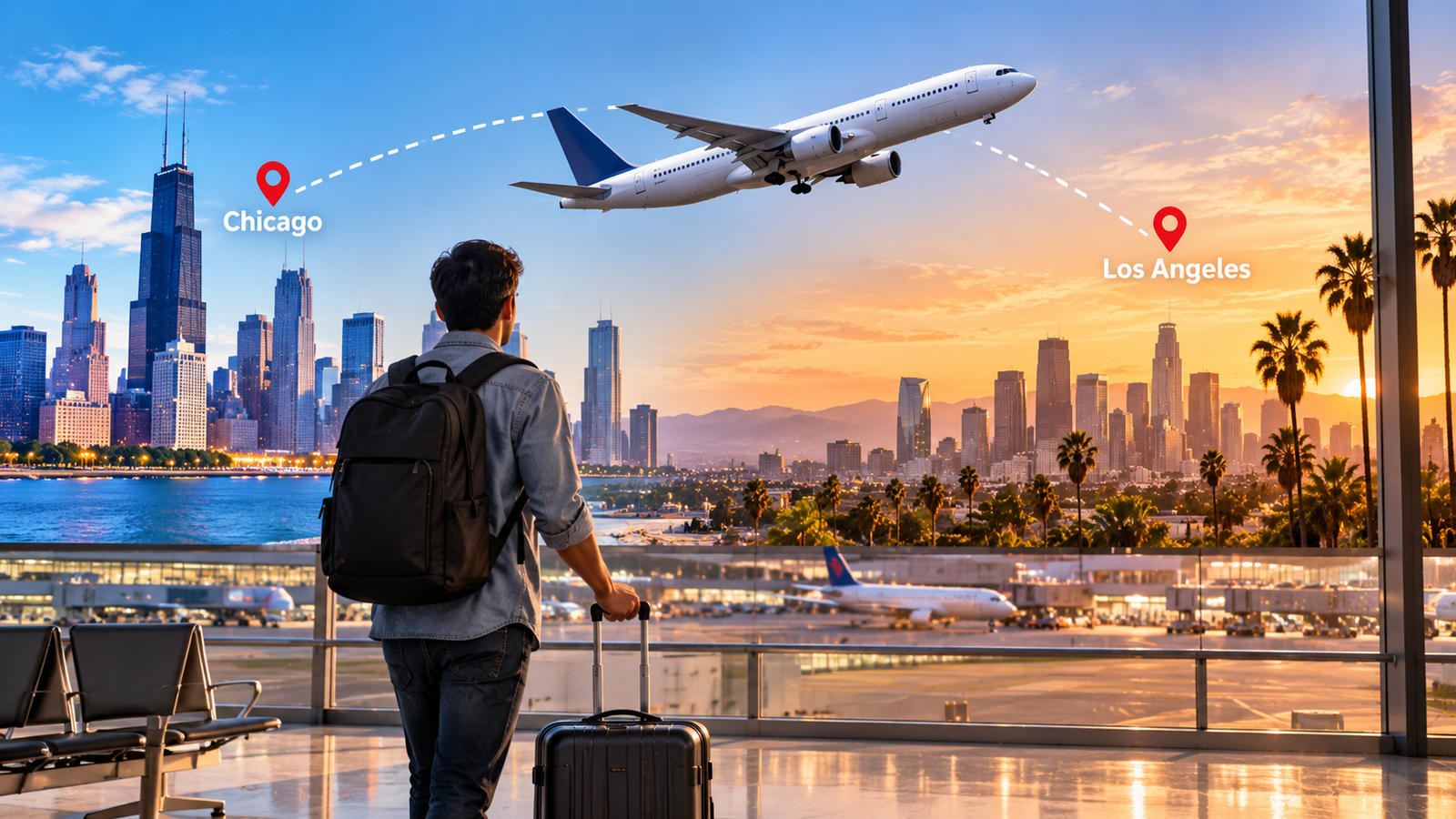 Flights from Chicago to Los Angeles: Guide & Tips