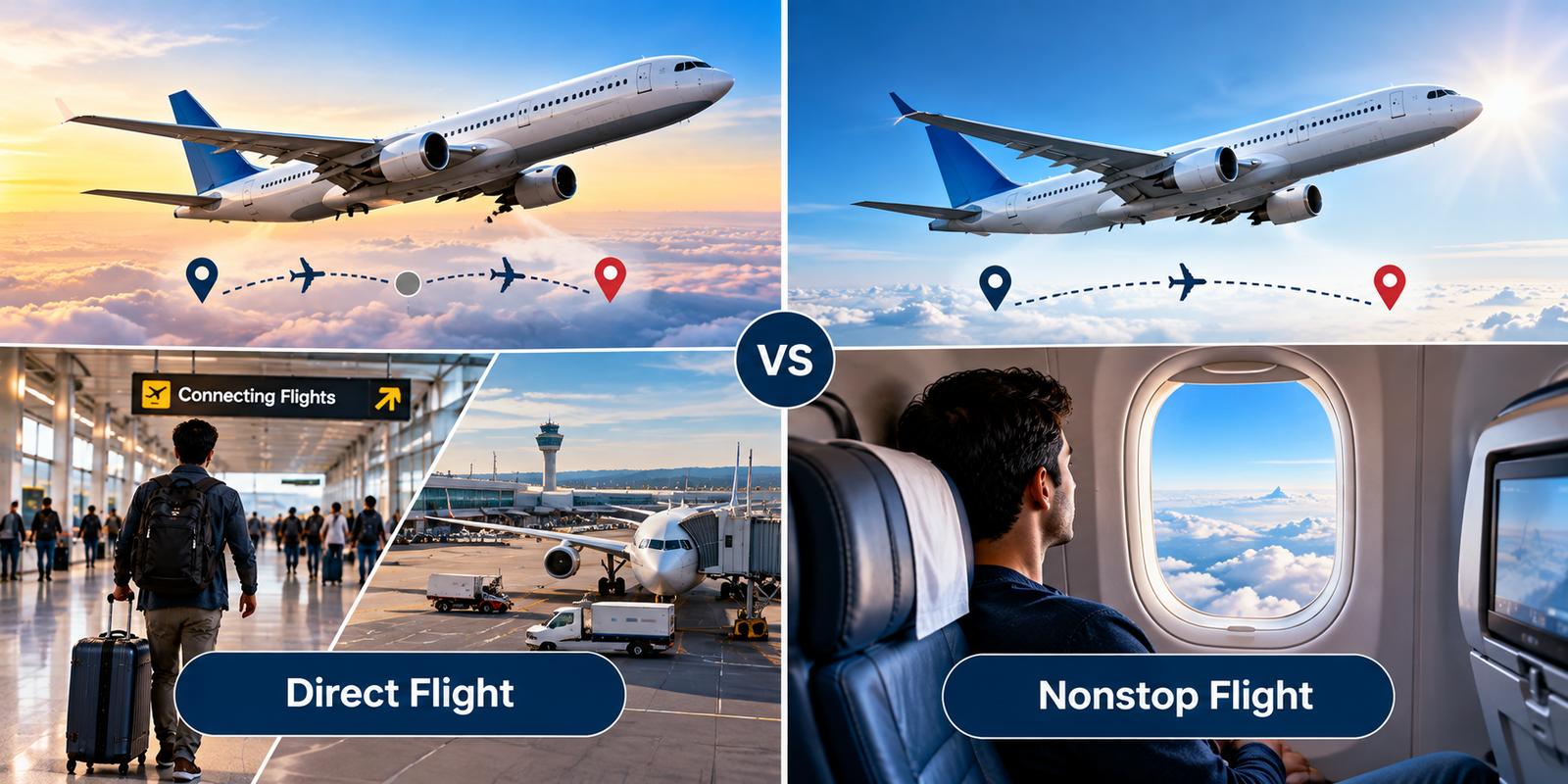 Direct Flight vs Nonstop Flight: What’s the Difference?