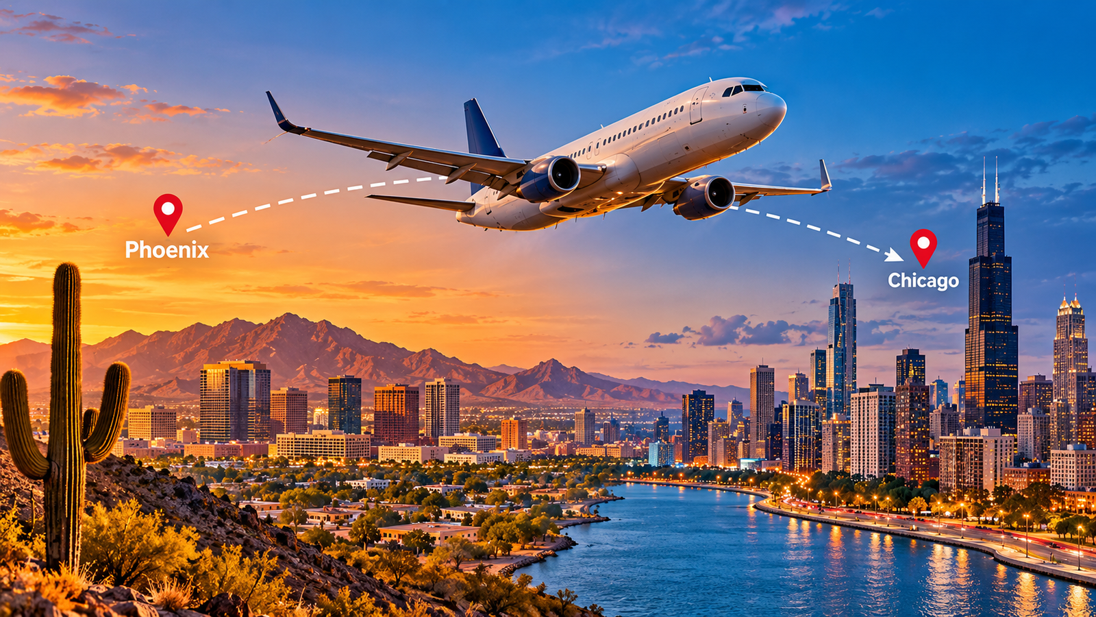 Flights from Phoenix to Chicago: Flight Guide & Booking Tips